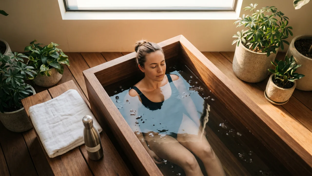 Cold plunge and wellness tech device environment served by Raging Agency