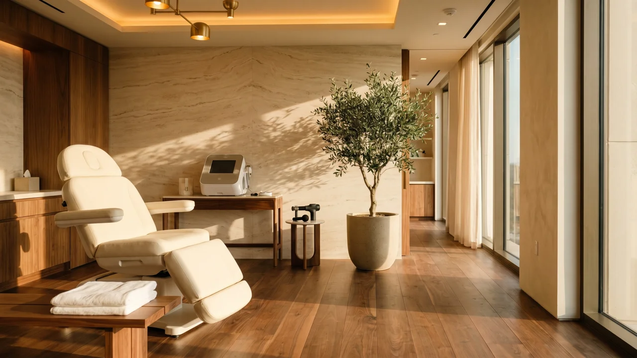 Multi-modality wellness clinic with HBOT, red light, and cold plunge — Raging Agency wellness marketing
